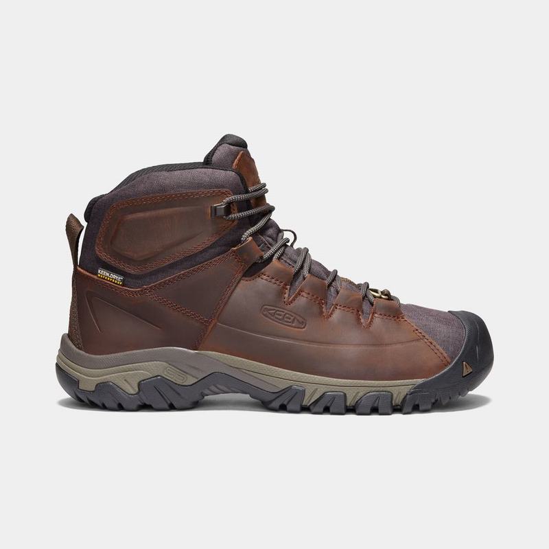 Keen Targhee Lace Waterproof - Erkek Trekking Bot - Kahverengi - Türkiye (726193YHN)